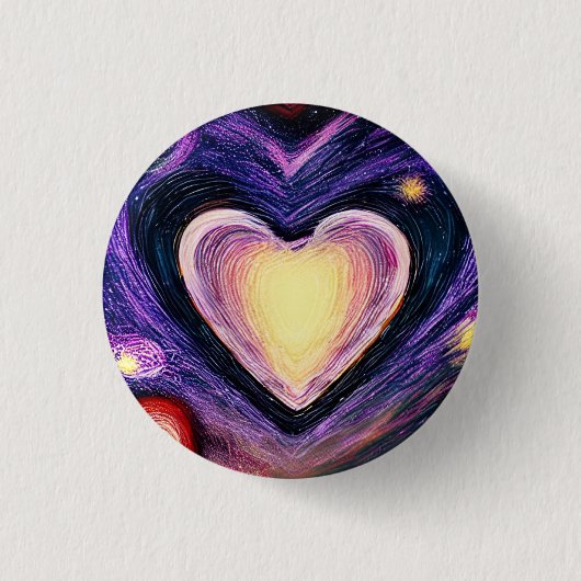 Love 3 Cm Round Badge Ronde Button 3,2 Cm (Voorkant)