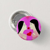 Love 3 Cm Round Badge Ronde Button 3,2 Cm (Voorkant /achterkant)