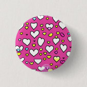 Love 3 Cm Round Badge Ronde Button 3,2 Cm (Voorkant)