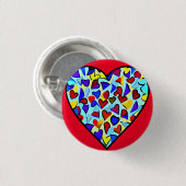 Love 3 Cm Round Badge Ronde Button 3,2 Cm (Voorkant /achterkant)