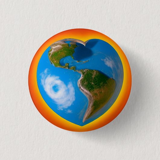 Love 3 Cm Round Badge Ronde Button 3,2 Cm (Voorkant)