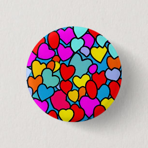 Love 3 Cm Round Badge Ronde Button 3,2 Cm