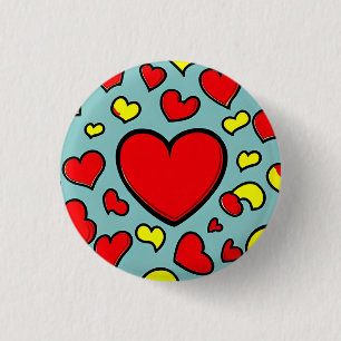 Love 3 Cm Round Badge Ronde Button 3,2 Cm