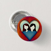 Love 3 Cm Round Badge Ronde Button 3,2 Cm (Voorkant /achterkant)