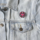 Love 3 Cm Round Badge Ronde Button 3,2 Cm (In situ)