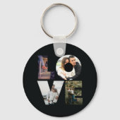 LOVE - 4 paar/serie foto-inkuilplaat Sleutelhanger (Voorkant)