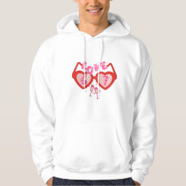 Love 67 Valentijnshart Zonnebril Hoodie
