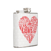 Love 6 Wrapped Flask Heupfles (Rechts)