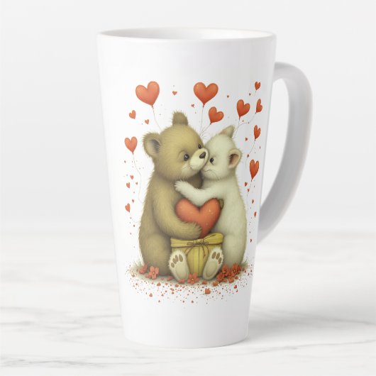 Love 7777 latte mok (Rechterhoek)