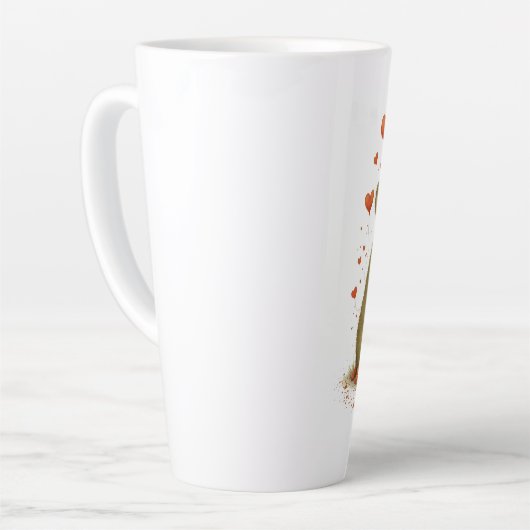 Love 7777 latte mok (Linkerhoek)