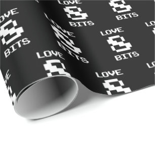 Love 8 Bits Cadeaupapier