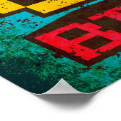 Love 8 Bits Poster (Hoek)