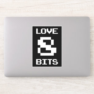 Love 8 Bits Sticker