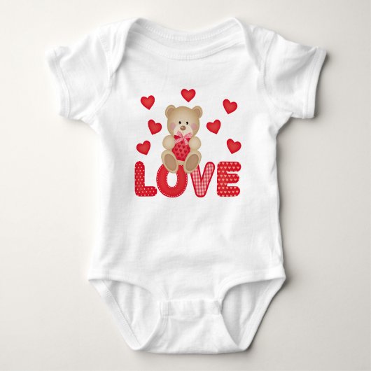 Love A Beer Baby Jersey Bodysuit (Voorkant)