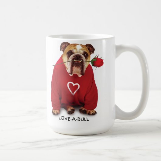 LOVE-A-BULL-Mok Koffiemok (Rechts)