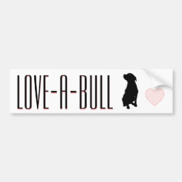 Love-A-Bull Pitbull Bumpersticker