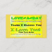 Love-a-Day Visitekaartjes (Achterkant)