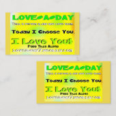 Love-a-Day Visitekaartjes (Voorkant / Achterkant)