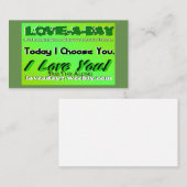 Love-a-Day Visitekaartjes (Voorkant / Achterkant)