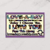 Love-a-Day Visitekaartjes (Achterkant)