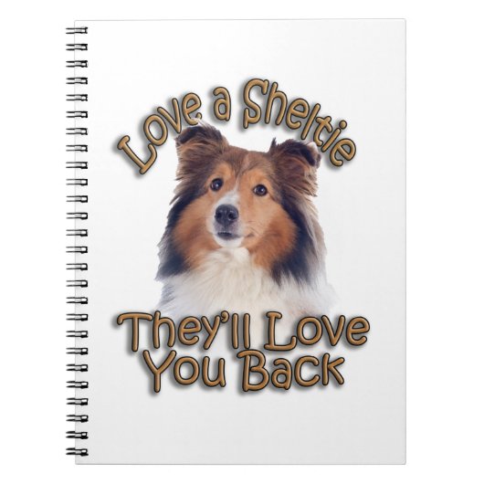 Love A Sheltie Notitieboek (Voorkant)