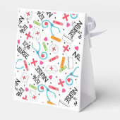 Love A Zurse Whimsy Word Art White Bedankdoosjes (Achterkant)