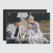 'Love' Aangepaste familiefoto met eigen naam (Voorkant / Achterkant)