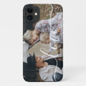 'Love' Aangepaste familiefoto met eigen naam Case-Mate iPhone Case (Achterkant)