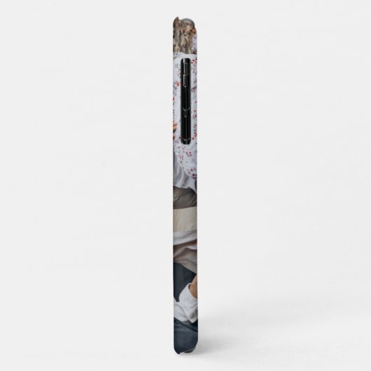 'Love' Aangepaste familiefoto met eigen naam Case-Mate iPhone Case (Achterkant/links)