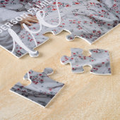 'Love' Aangepaste familiefoto met eigen naam Legpuzzel (Zijkant)