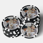 'Love' Aangepaste familiefoto met eigen naam Poker Chips (Opstapeling)