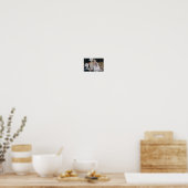 'Love' Aangepaste familiefoto met eigen naam Poster (Keuken)