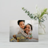 LOVE Aangepaste prettige feestdagen kerstfeest (Staand Voorkant)