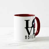 LOVE Abilene 11oz Mok (Voorkant rechts)