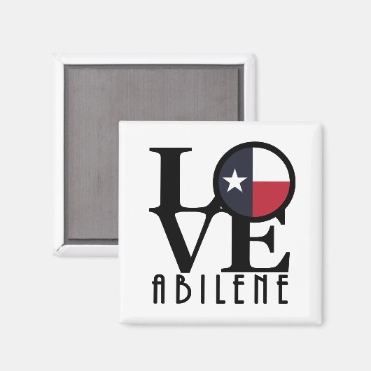 LOVE Abilene Magneet (Voorkant / Achterkant)