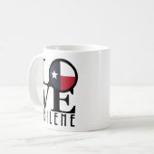 LOVE Abilene, Texas11oz Koffiemok (Voorkant links)