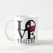 LOVE Abilene, Texas11oz Koffiemok (Links)
