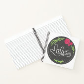 Love Abounds Floral ASL Notebook Notitieboek (Binnen)