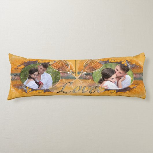 Love Abstract Sunset 0612 Lichaamskussen (Voorkant)