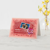 Love Abundance Moederdag w/ Photo Wenskaart Kaart (Gele Bloem)