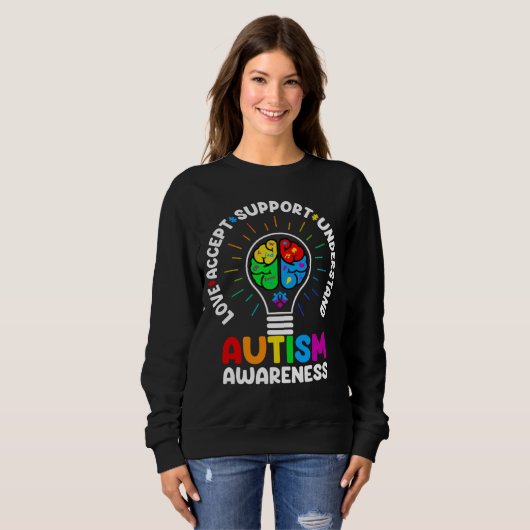 Love Accept Support Understand Autism Awareness Mo Trui (Voorkant volledig)