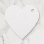 "LOVE" | Achterzijde blanco Bedankjes Labels (Achterkant)