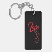 Love Acrylic Keychain (Voorkant Links)