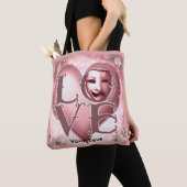 LOVE Acteur Masker  Tote Bag (Dichtbij)