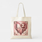 LOVE Acteur Masker Tote Bag (Achterkant)