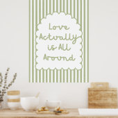 Love Actually Is All Around Poster (Keuken)