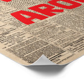 Love Actually Is All Around Vintage Wall Poster (Hoek)