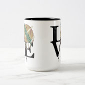 LOVE Ada Oklahoma "5oz Tweekleurige Koffiemok (Center)
