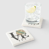 LOVE Ada Oklahoma Stenen Onderzetter (Zijkant)