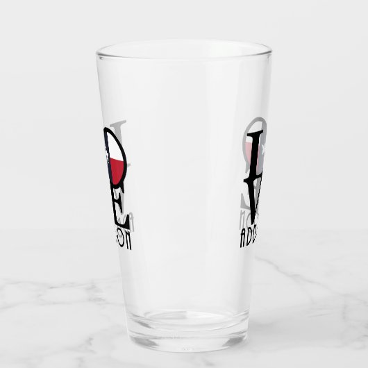 LOVE Addison Glas (Links)